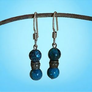 Handmade Turquoise Earrings By Teresa Lewy